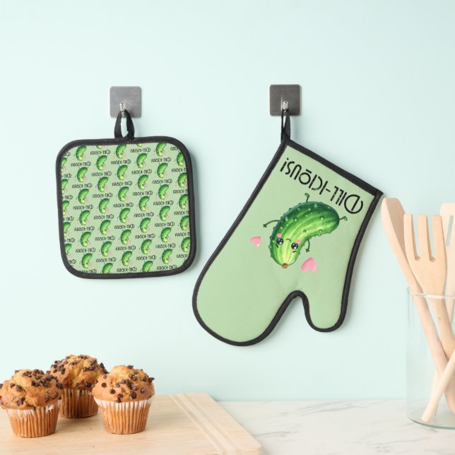 Dill-icious Ofenhandschuh & Topflappen-Set (Insitu (Hängend))