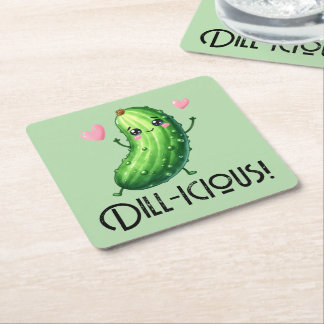 Dill-icous Rechteckiger Pappuntersetzer