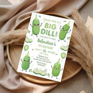 Dill-Pickle-Party-Geburtstagsfeier Einladung