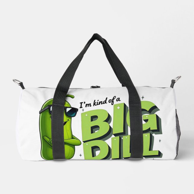 Dill Pickles Lovers Gift - Funny Cartoon Designs Duffle Bag (Vorderseite)