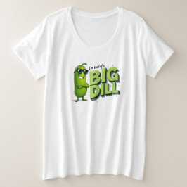 Dill Pickles Lovers Gift - Funny Cartoon Designs Große Größe T-Shirt