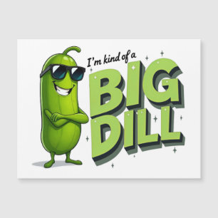 Dill Pickles Lovers Gift - Funny Cartoon Designs Magnetkarte