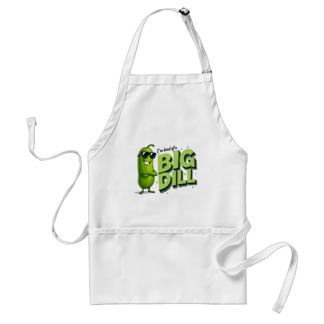 Dill Pickles Lovers Gift - Funny Cartoon Designs Schürze (Vorne)