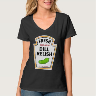 Dill-Relish-einfaches-Halloween-Kostüm-Matching-Gr T-Shirt