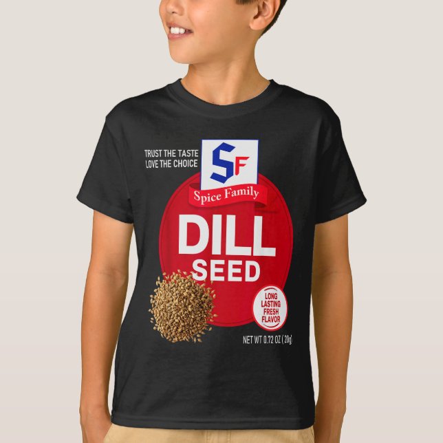 Dill Seed Halloween Sce Costume Group Matching  T-Shirt (Vorderseite)