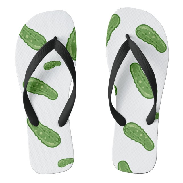 Dill with it Design - Erwachsene Flip Flops, breit Flops (Fußbett)