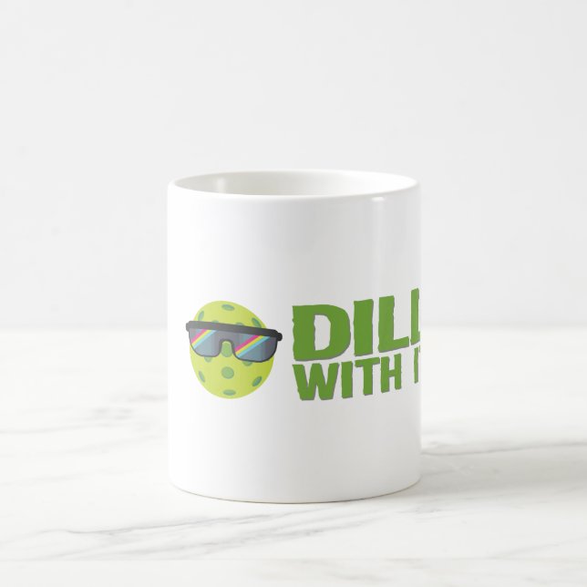"Dill with It" Pickleball-Tasse Kaffeetasse (Mittel)