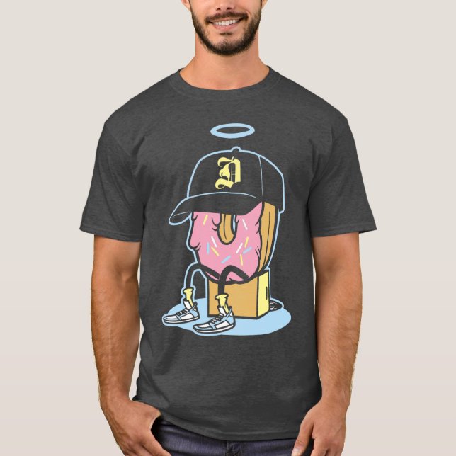 Dilla Donuts Geschenk T-Shirt (Vorderseite)