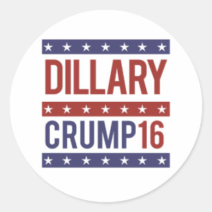 Dillary Crump 16 - - Runder Aufkleber