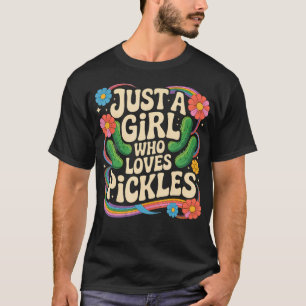 Dillgurke Ein Mädchen Das Gurken Liebt T-Shirt