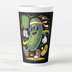 Dillgurke spielt Pickleball Milchtasse