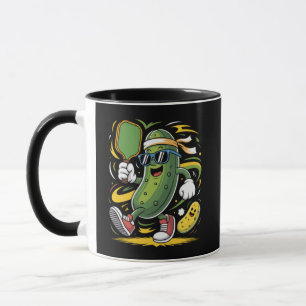 Dillgurke spielt Pickleball Tasse
