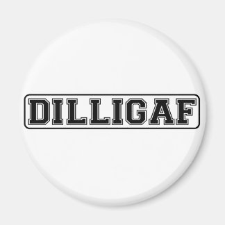 DILLIGAF - Funny rude "Sehe ich aus wie ich gebe A Magnet