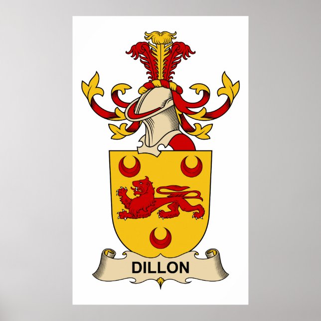 Dillon Familienwappen Poster (Vorne)