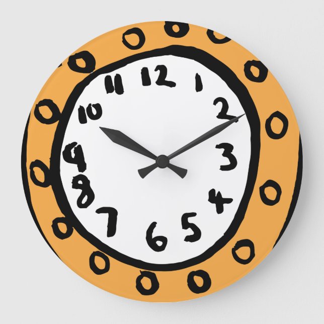 Dillon's Story Time Clock Große Wanduhr (Vorderseite)