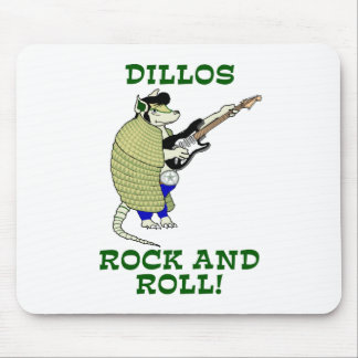 Dillos Rock-and-Roll Mousepad