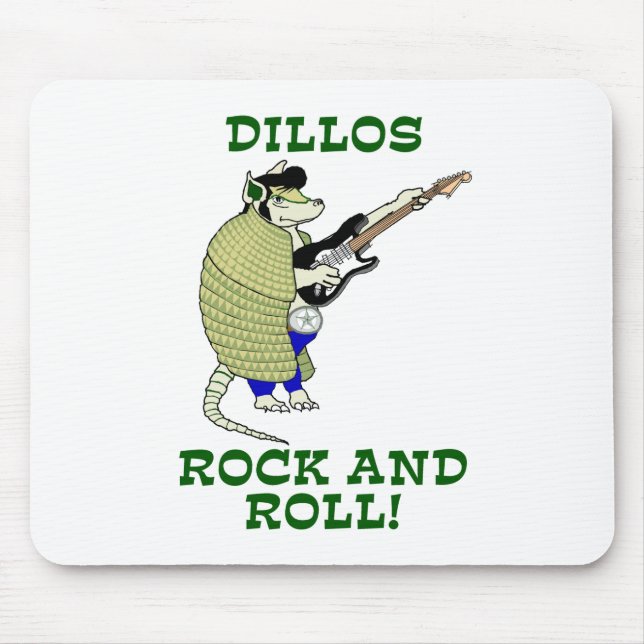 Dillos Rock-and-Roll Mousepad (Vorne)
