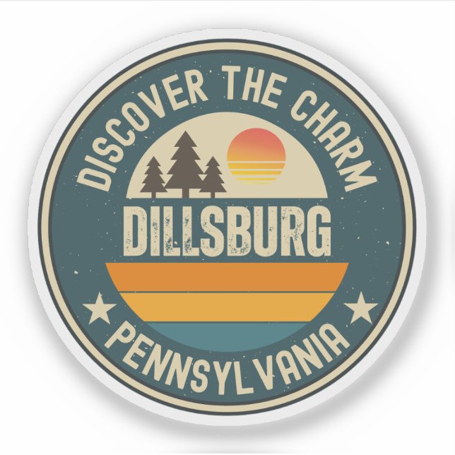 Dillsburg, Pennsylvania Aufkleber (Vorderseite)