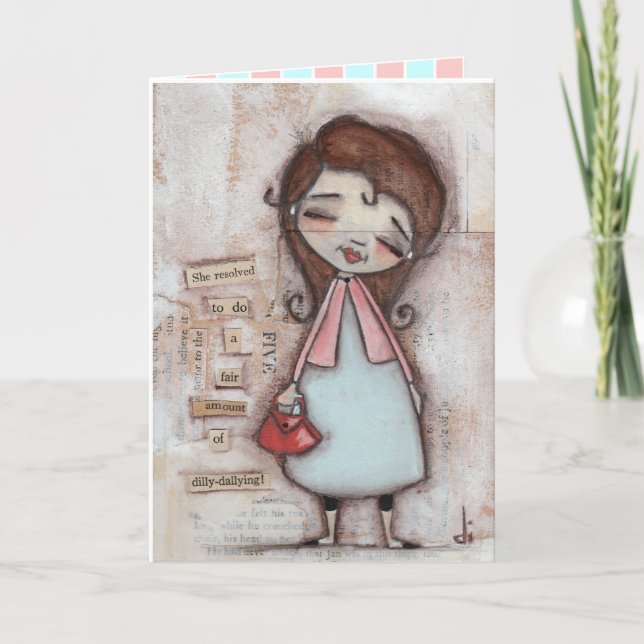 Dilly Dally - Geburtstagskarte Karte (Vorderseite)