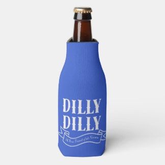 Dilly Dilly Blue Flasche Cooler (weiß) Flaschenkühler
