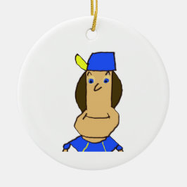 Dilly Keramik Circle Ornament