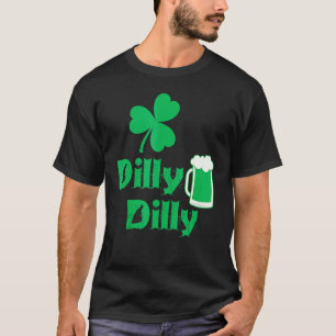 Dilly Kleeblatt Glückliches Irisches St. Patricks T-Shirt