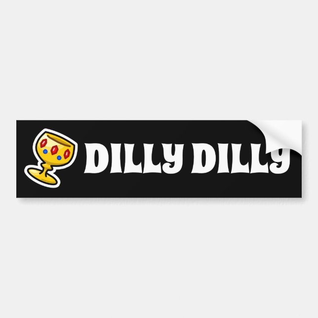DillyDilly Autoaufkleber (Vorne)