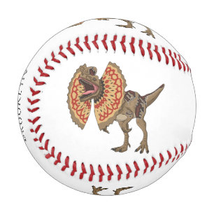 Dilophosaurus-Cartoon Baseball
