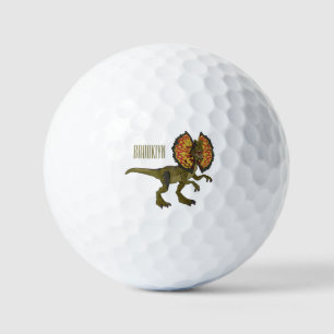 Dilophosaurus-Cartoon Golfball