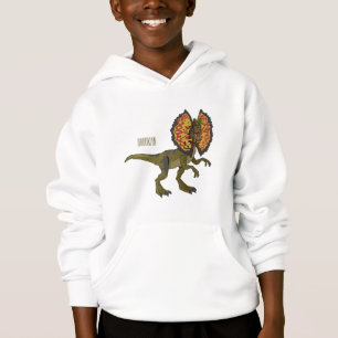 Dilophosaurus-Cartoon Hoodie