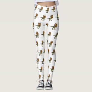 Dilophosaurus-Cartoon Leggings