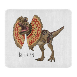 Dilophosaurus-Cartoon Schneidebrett
