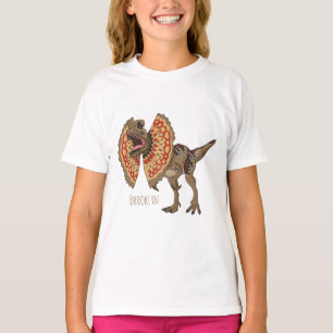 Dilophosaurus-Cartoon T-Shirt