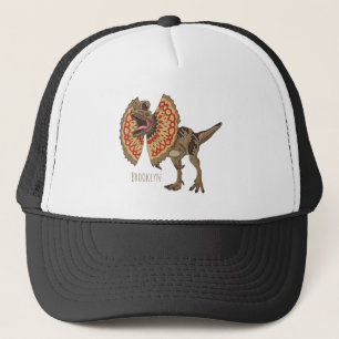 Dilophosaurus-Cartoon Truckerkappe