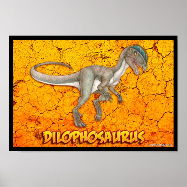 Dilophosaurus deluxe poster (Vorne)