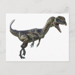 Dilophosaurus-Dinosaurier Postkarte