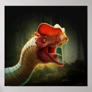 Dilophosaurus-Poster Poster
