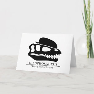 Dilophosaurus Skull Karte