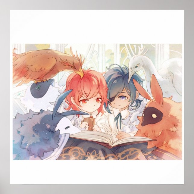 Diluc kaeya poster (Vorne)