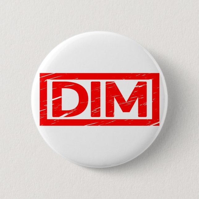 Dim Briefmarke Button (Vorderseite)
