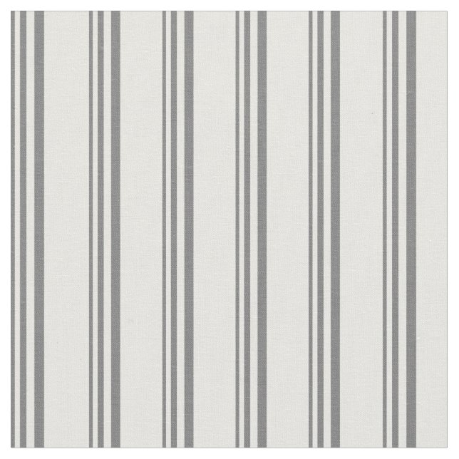 Dim Gray and White Lines Stoff (Nahaufnahme)
