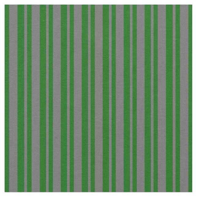 Dim Gray & Dark Green Colos Muster Stoff (Nahaufnahme)