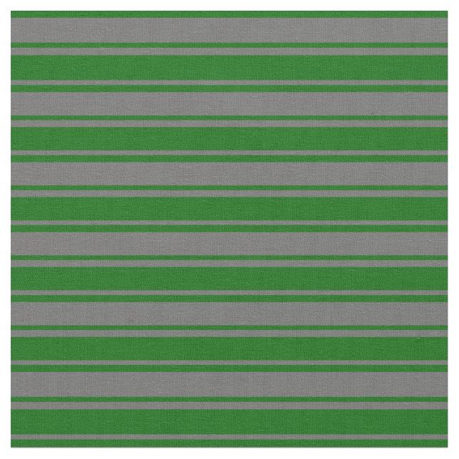 Dim Gray & Dark Green Lines Stoff (Nahaufnahme)