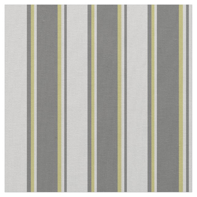 Dim Gray, Light Gray und Dunkle Khaki Streifen Stoff (Nahaufnahme)