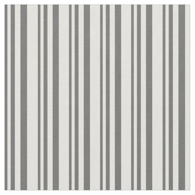 Dim Gray & Light Yellow Strip Muster Stoff (Nahaufnahme)