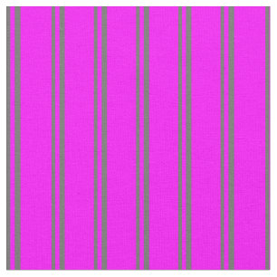Dim Gray und Fuchsia farbige Linien Stoff