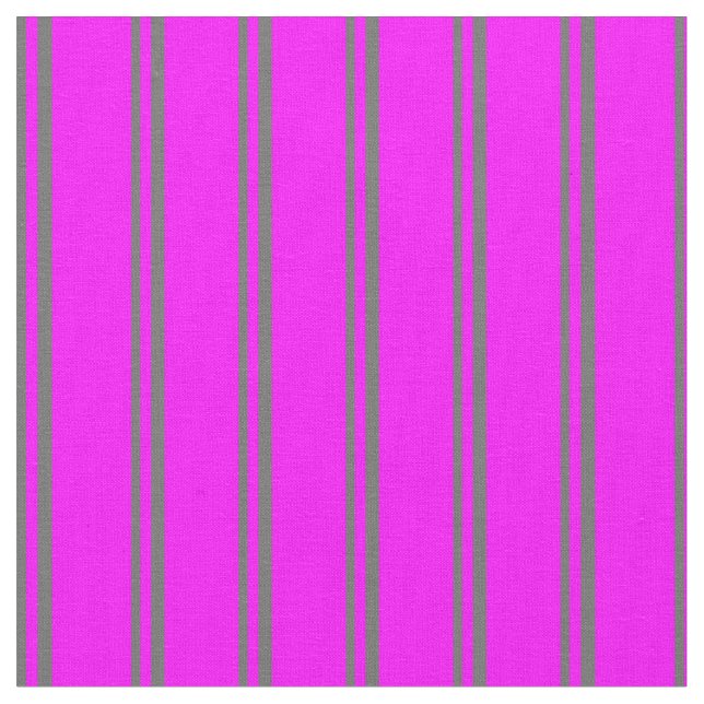 Dim Gray und Fuchsia farbige Linien Stoff (Nahaufnahme)