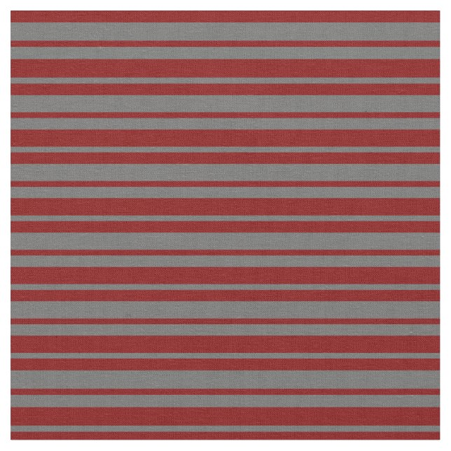 Dim Gray und Maroon Farbige Streifen Stoff (Nahaufnahme)