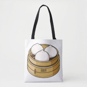 Dim sum Cartoon Illustration