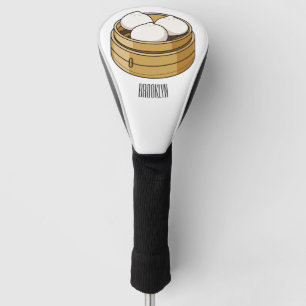 Dim sum Cartoon Illustration Golf Headcover